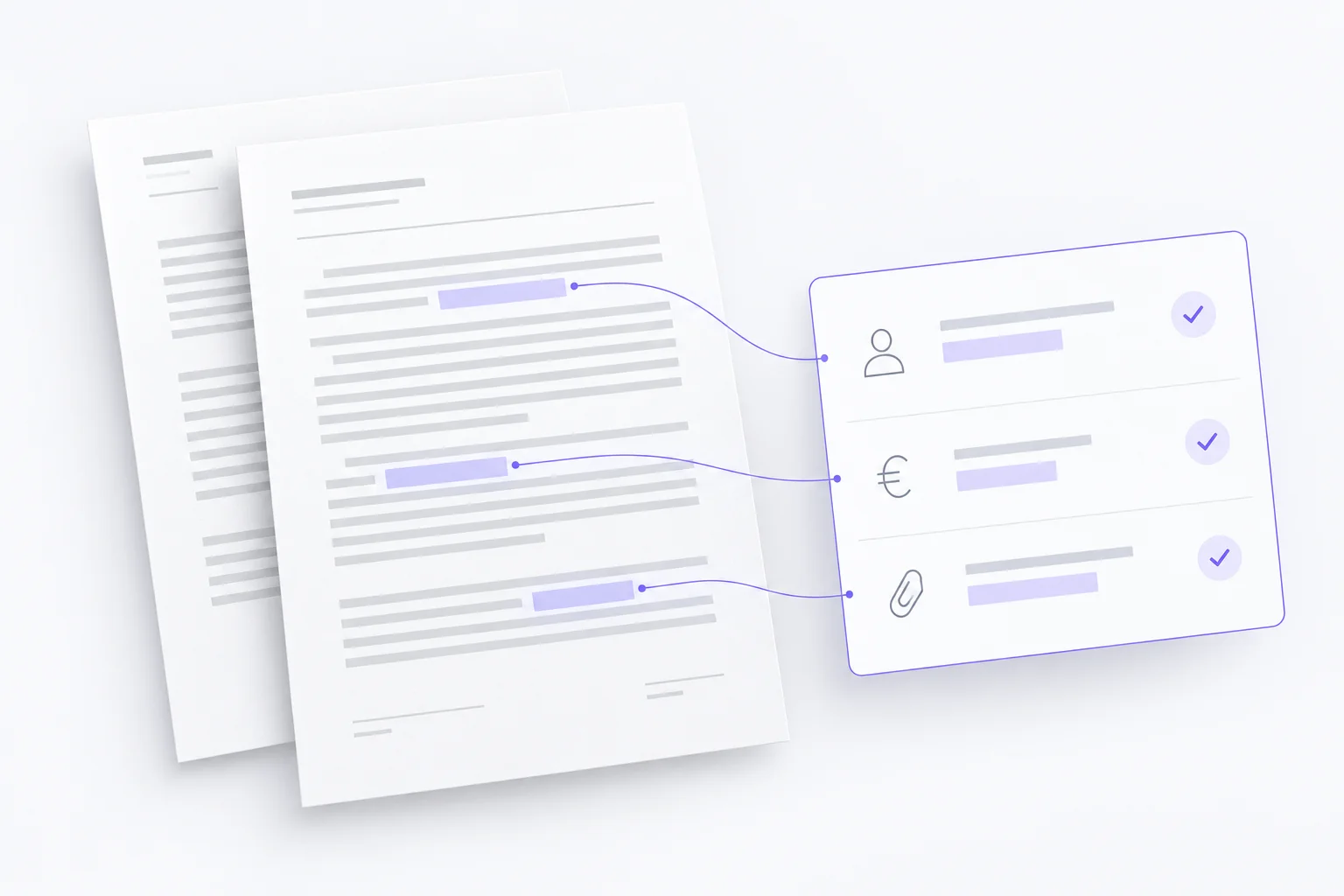 Document information organized in a case summary.