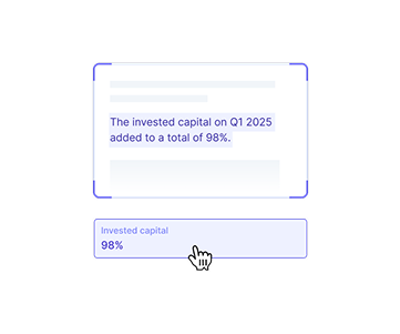 Drill-down audit view